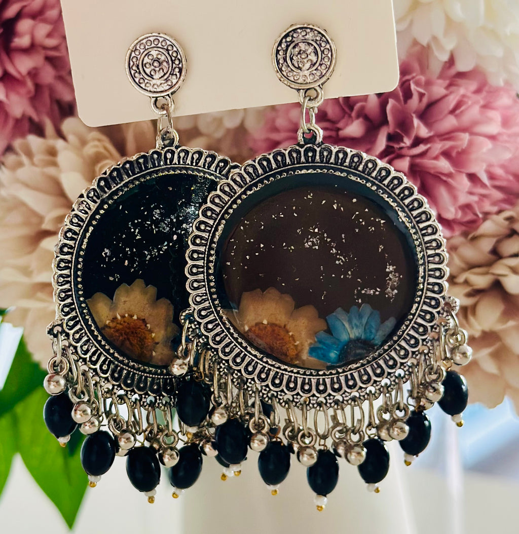 Real Preserved Flower Earring