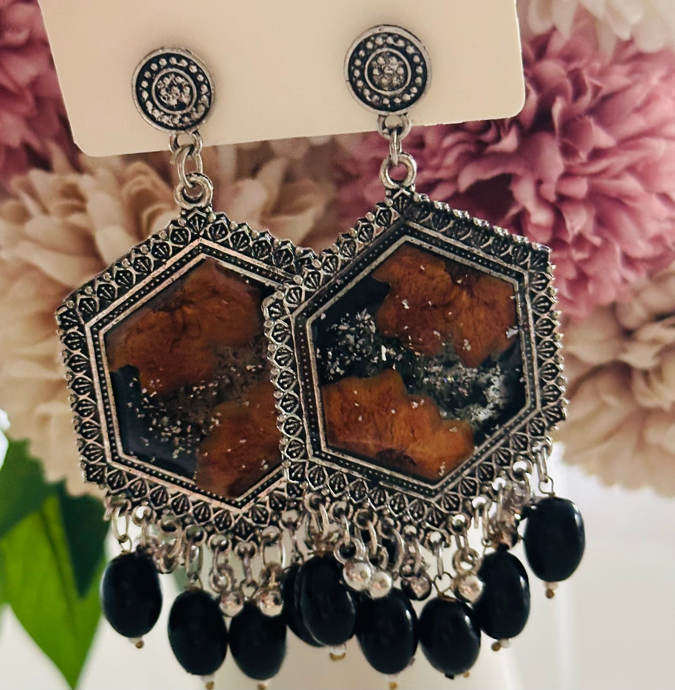 Real Preserved Flower Earring